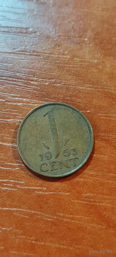 Нидерланды 1 цент 1963