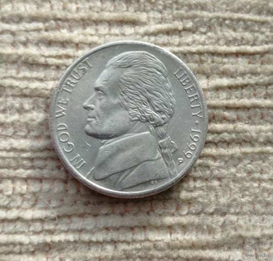 Werty71 США 5 центов 1999 Р Белый дом Джефферсон