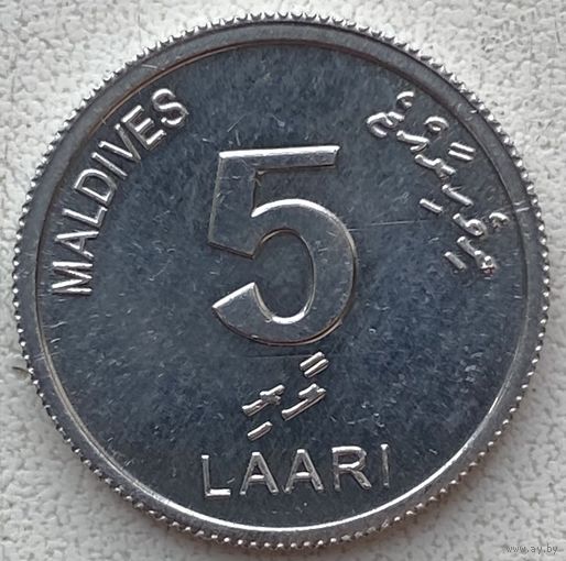Мальдивы 5 лари 2012 г.