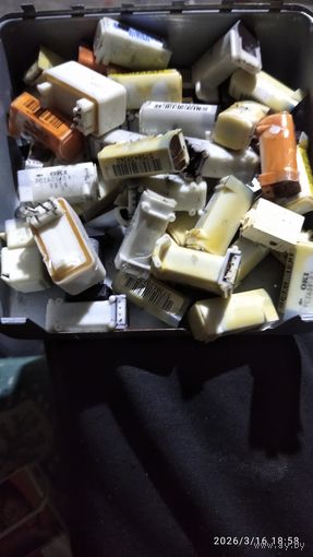 Герконовые реле. 40 шт Позолота, палладирование внутри.