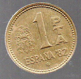 Испания. 1 песета 1980