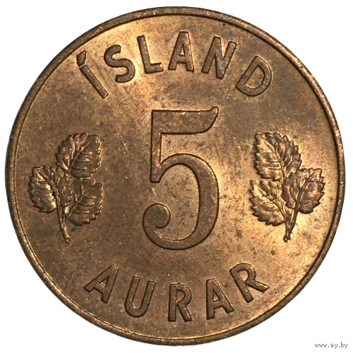 Исландия 5 эйре, 1963 [AUNC]