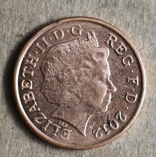 Великобритания 1 пенни 2012 г., KM# 1107