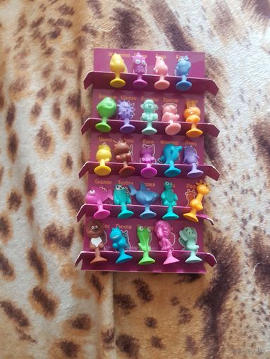 Набор Бонстиков "Бонстики (Bonsticks)" Из Дебютного Сезона Вся Полная Коллекция Только с картонной подставкой Без КоробокПОЧТОЙ НЕ ВЫСЫЛАЮ