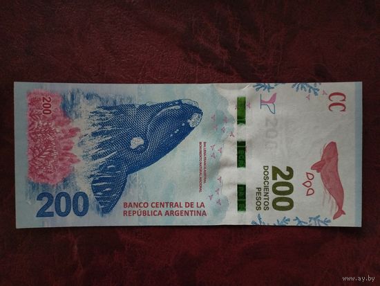 200 песо Аргентина 2016 г.