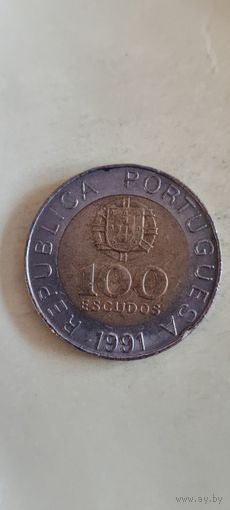 Португалия 100 эскудос 1991