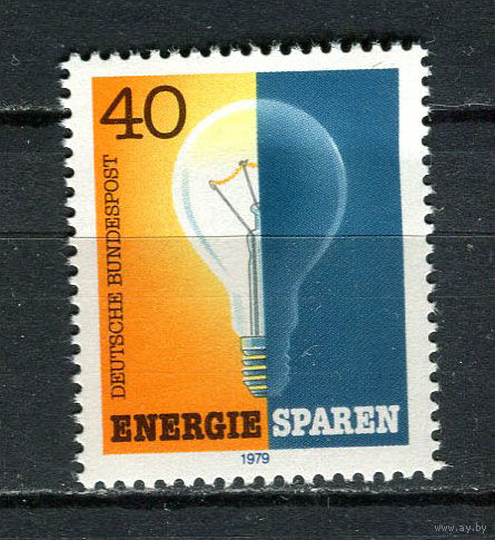 ФРГ - 1979 - Энергосбережение - [Mi. 1031] - полная серия - 1 марка. MNH.  (Лот 100Ft)-T25P29
