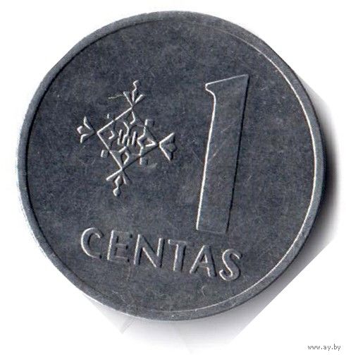 Литва. 1 цент. 1991 г.