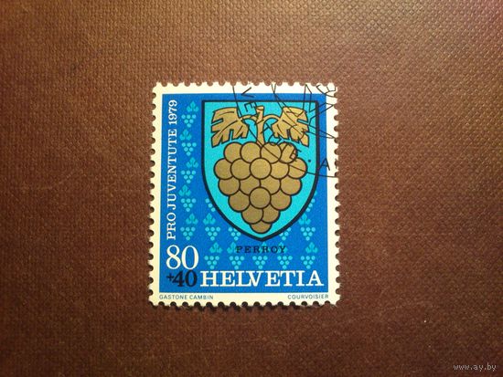 Швейцария 1979 г.Герб швейцарской коммуны Перруа (кантон Во) . /06а/