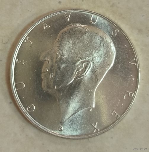 С рубля без мц! 2 кроны 1938 Швеция яркий штемпельный блеск