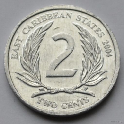 Восточные Карибы, 2 цента 2004 г.