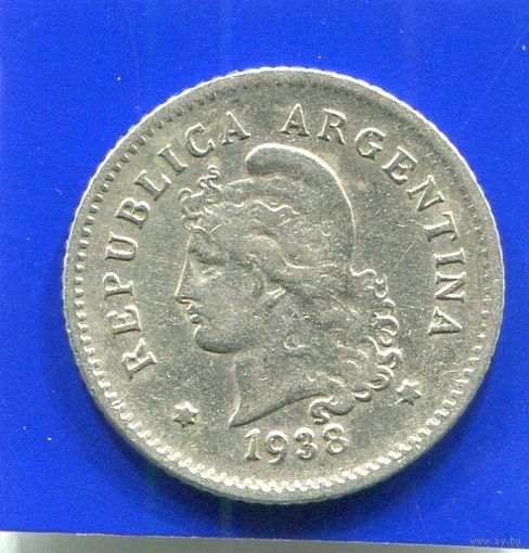 Аргентина 10 сентаво 1938