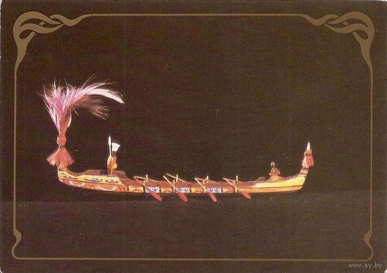 Пирога жителей Соломоновых островов. Из истории мореплавания, 1988