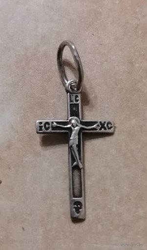 Крестик серебряный маленький
