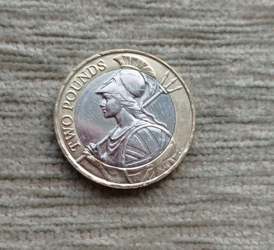 Werty71 Великобритания 2 фунта 2016 биметалл