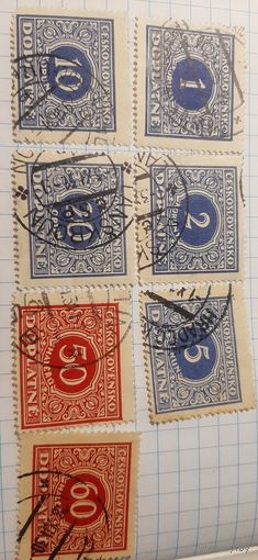 Марки Чехословакия 1928 год