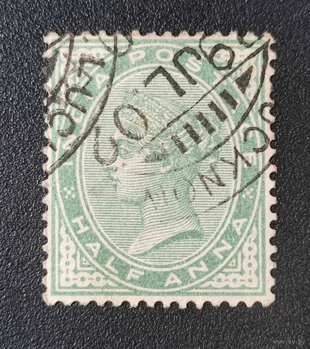 Марка Индия 1882г. королева Виктория 1.15