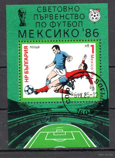 Чемпионат мира по футболу в Мексике Болгария 1985 год 1 блок