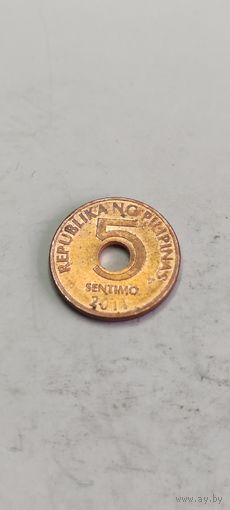 Филиппины 5 сентим 2011