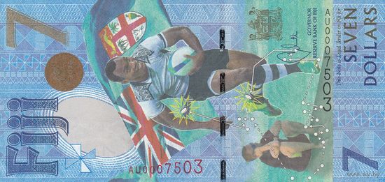 Фиджи 7 долларов 2017 (UNC)
