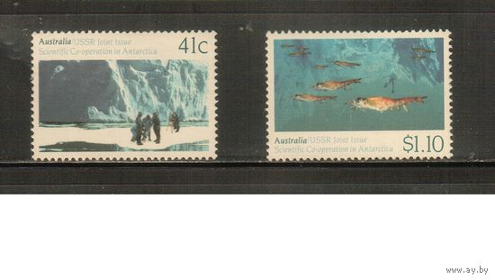 Австралия-1990 (Мих.1215-1216) , ** , Морская фауна,  (полная серия)