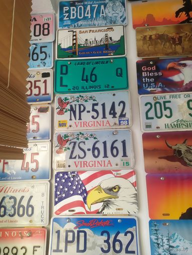 Автомобильный номер сша Virginia