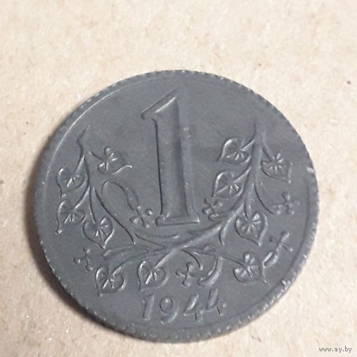 БОГЕМИЯ И МОРАВИЯ 1 крона 1944 год/ состояние/