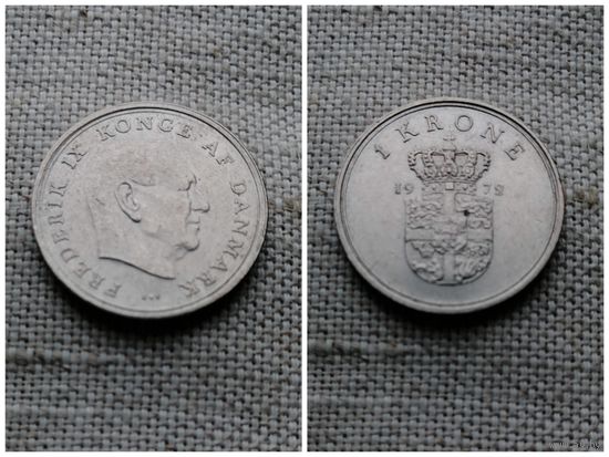 Дания 1 крона 1972
