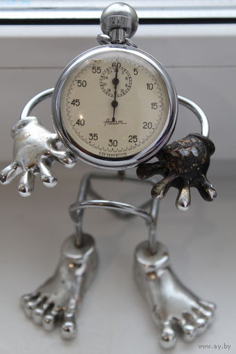 Секундомер "АГАТ" СССР не работает, перетянута пружина