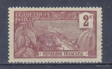 [324] Французские колонии. Гваделупа 1905. Местный пейзаж.2с. БЕЗ КЛЕЯ