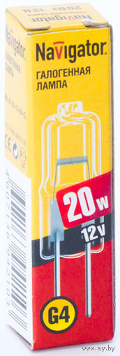 Лампа галогенная капсула G4 Navigator JC 12V 20W