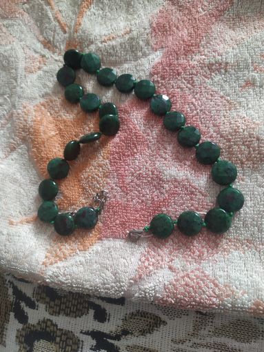 Бусы Яшма натуральные есть разных цветов