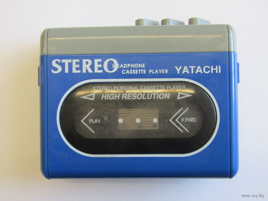 Стереофонический персональный кассетный плеер "Yatachi". Япония. м