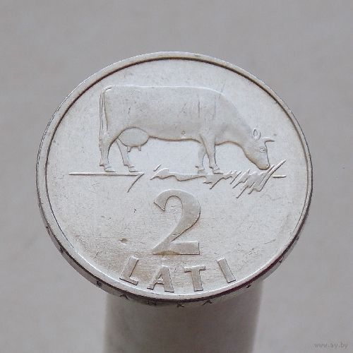 Латвия 2 лата 1992
