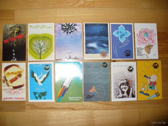 Календарики "Агитация" 1987-89г