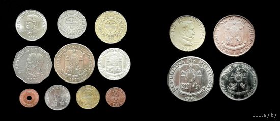 14 МОНЕТ ФИЛИППИН ( 1963 -1994 г.г.)