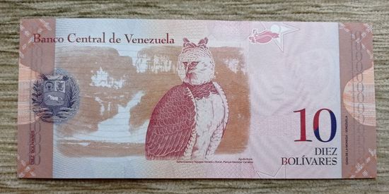 Werty71 Венесуэла 10 боливара 2014 UNC банкнота