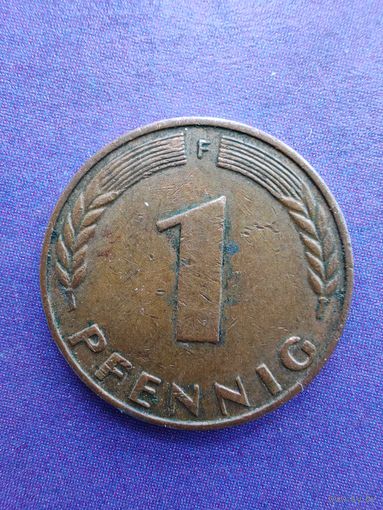 Германия ФРГ 1 пфенниг 1950 F
