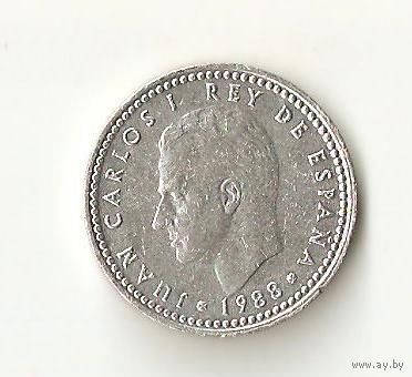 Испания, 1 песета (peseta) 1988