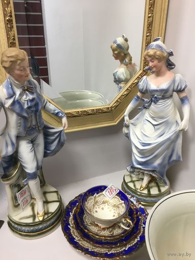 Статуэтки большие 1900 года Германия  пара