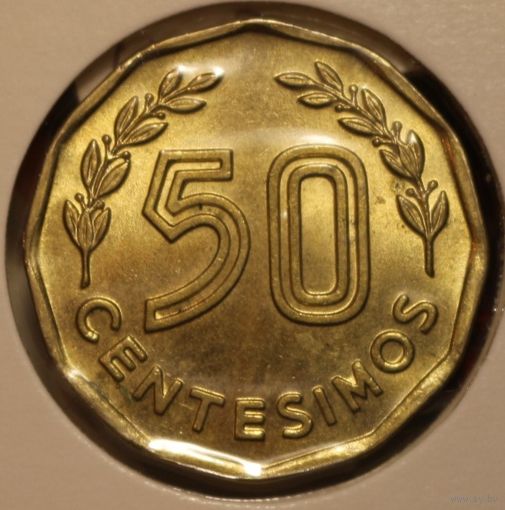 Уругвай 50 сентесимо 1981 год