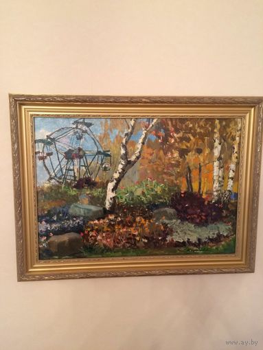 Корженевский Антон Станиславович "Цветы в парке"