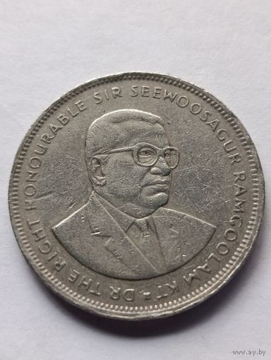 Маврикий. 5 рупий 1991 года. (4).