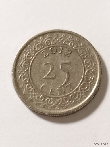 Суринам 25 центов 2012