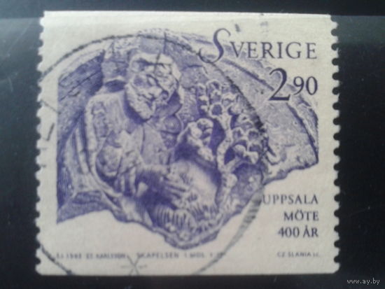 Швеция 1993 Рельеф в храме