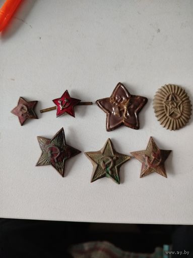 Кокарды ссср,с рубля