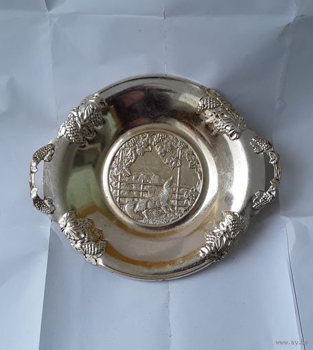 Поднос лиса и виноград , сухарница, тарелка для фруктов