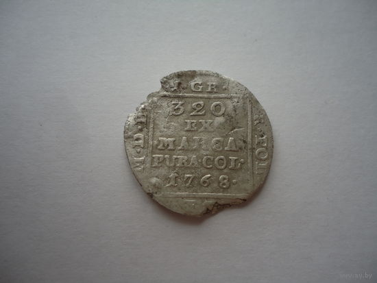 1 грош 1768.