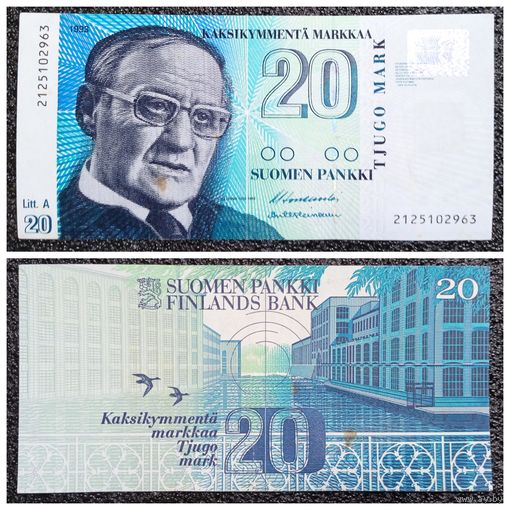 20 марок Финляндия 1993 г.