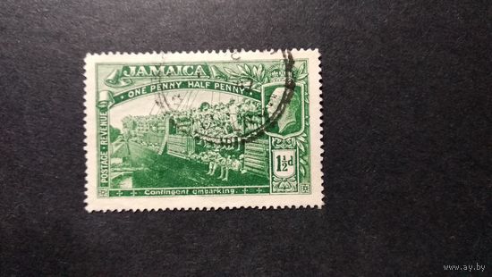 Великобритания\329с\Ямайка 1919 марка Первая мировая война